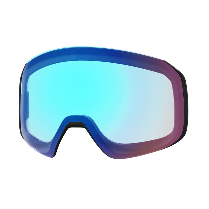 4D MAG S, White Chunky Knit + ChromaPop Everyday Rose Gold Mirror Lens, hi-res